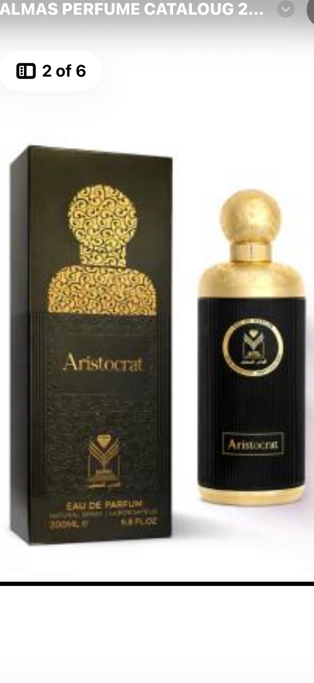 Almas Aristrocate perfume