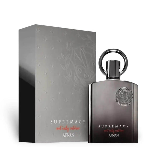 Afnan Supremacy Not Only Intense 100ml bottle and box