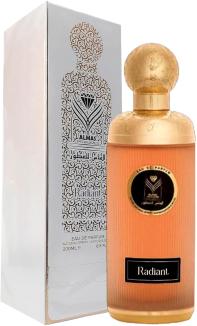 Almas Radiant original perfume bottle and packaging