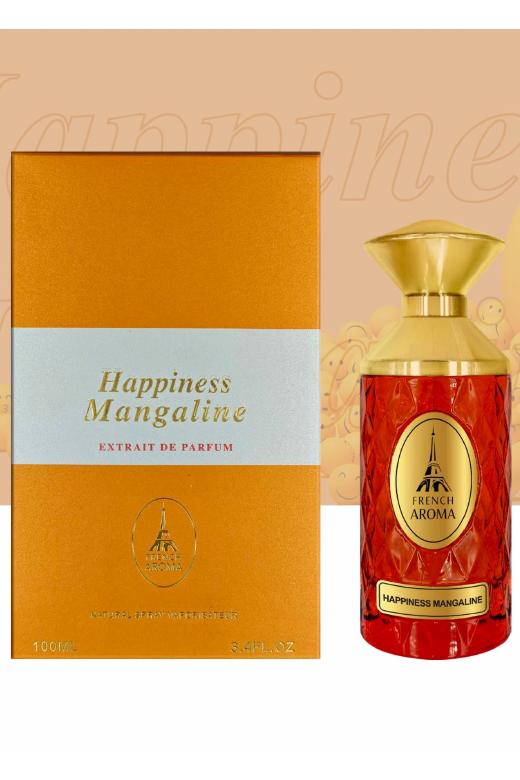 French Aroma Happiness Mangaline 100ml original PDF photograph bottle and box