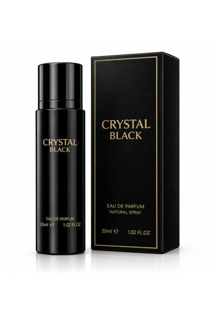 Grandeur crystal black 30 30ml bottle and box; sold in 12-piece pack