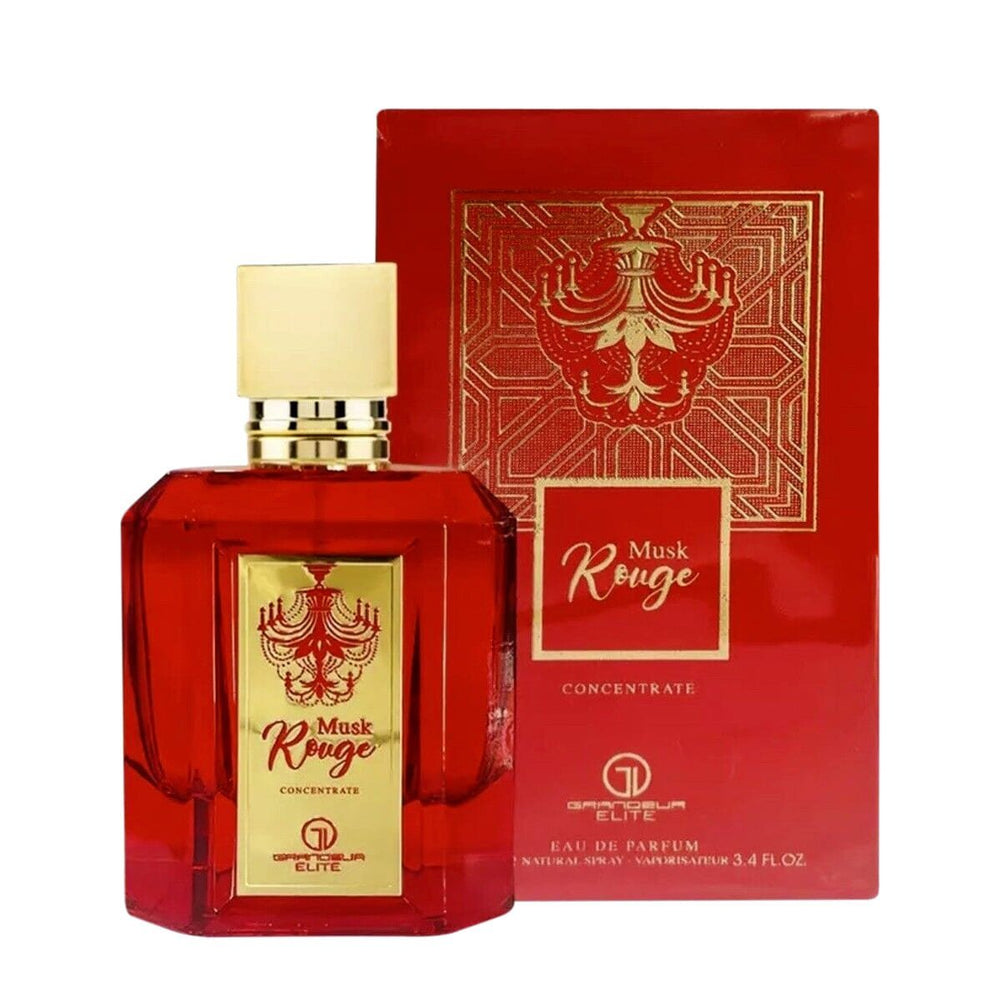 Grandeur Elite Musk Rouge Concentrate 100ml original bottle and box