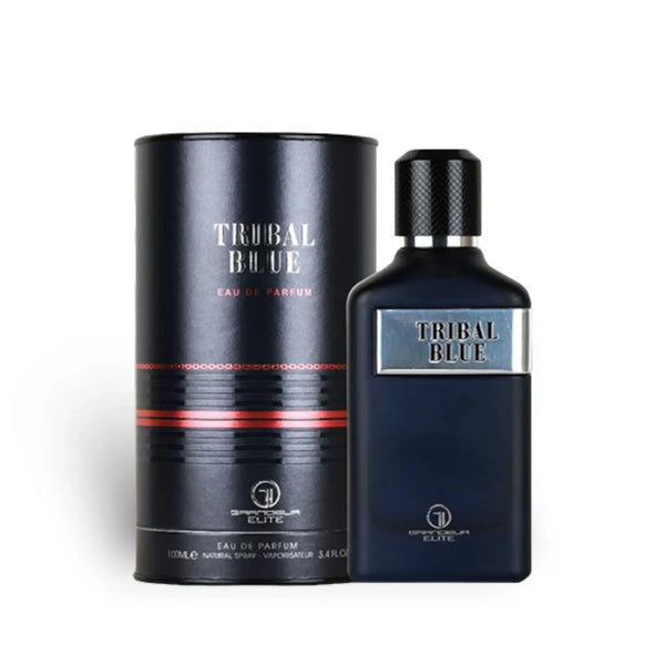 Grandeur Elite Tribal Blue 100ml bottle and packaging