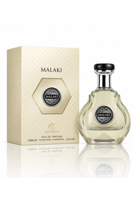 Grandeur malaki 100 bottle and packaging
