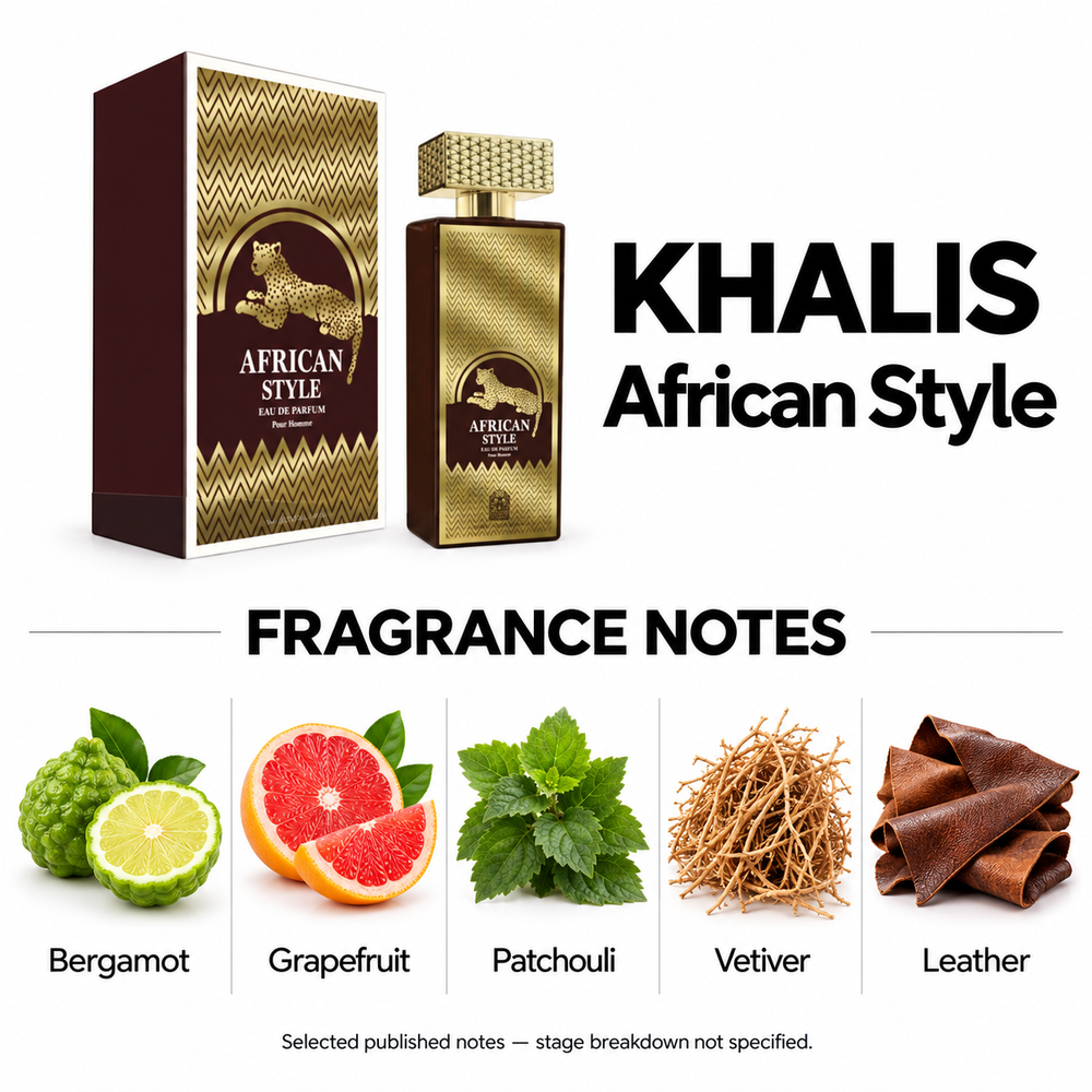 Khalis African Style fragrance notes