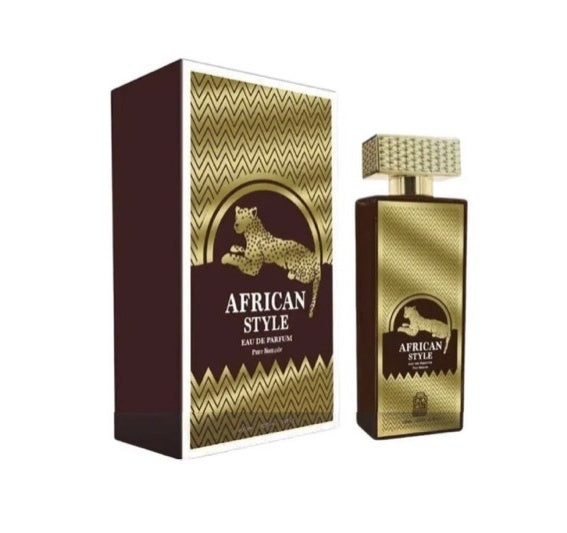 African Style bottle and matching box