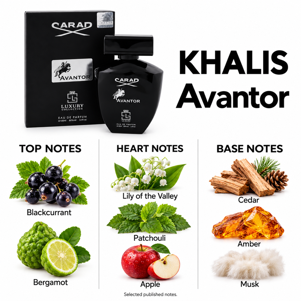 Khalis Avantor fragrance notes