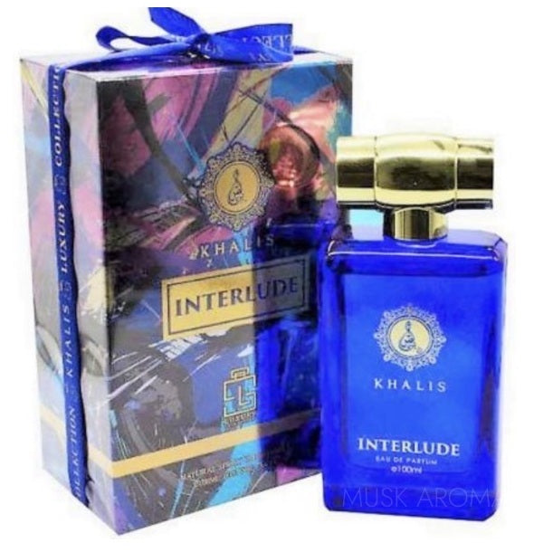 Khalis Interlude 100ml bottle and matching packaging
