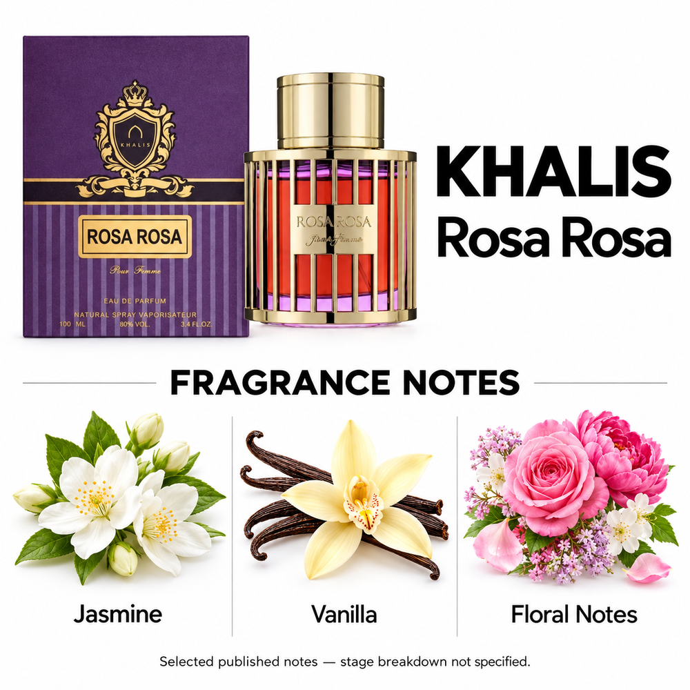 Khalis Rosa Rosa fragrance notes