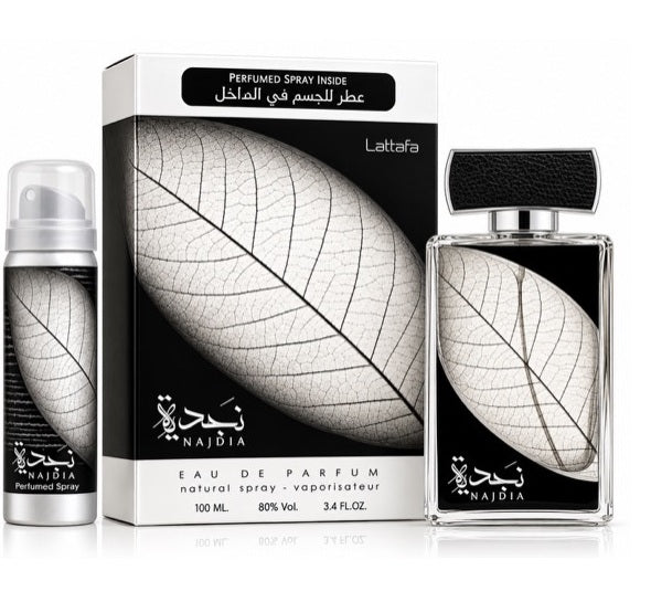 Lattafa Najdia original bottle and packaging