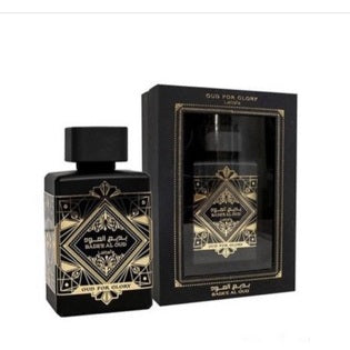 Lattafa Oud for Glory bottle and box
