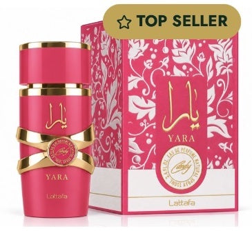 Lattafa Yara Candy bottle and packaging
