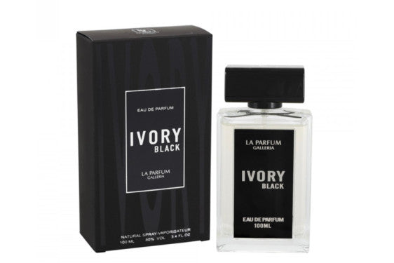 Ivory Black bottle and box