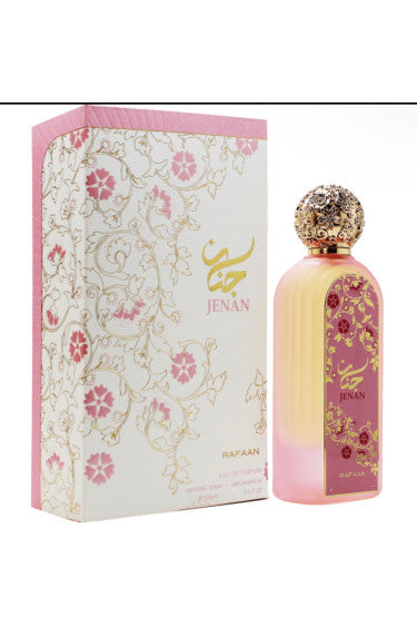 Jenan bottle and packaging