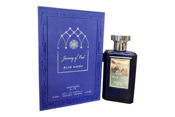 Journey of Oud – Blue Moon bottle and packaging