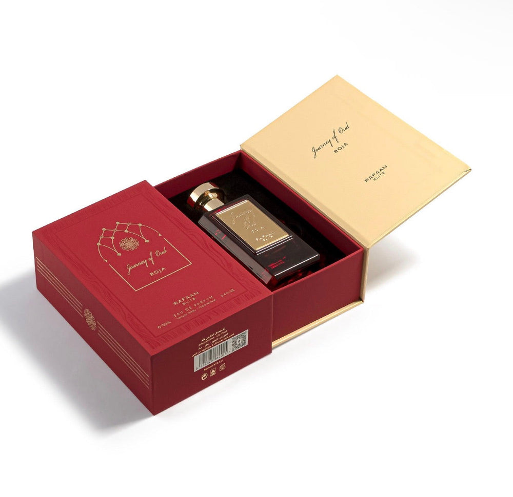LPG Journey of Oud – Roja original bottle and packaging