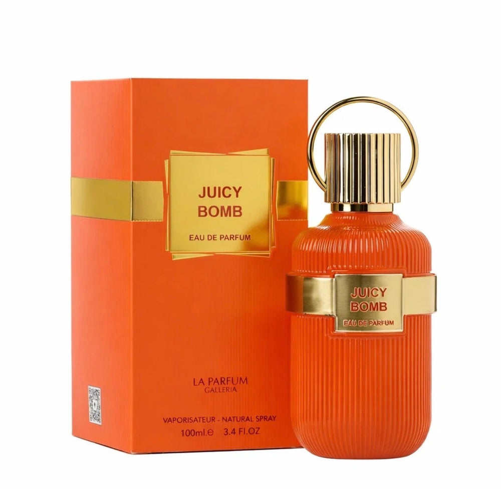 LPG Juicy Bomb original bottle and packaging