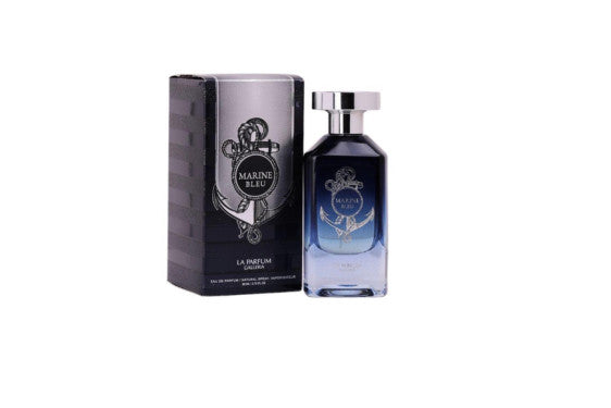 Marine Blue bottle and box