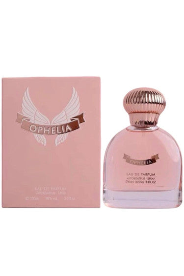 Ophelia bottle and packaging