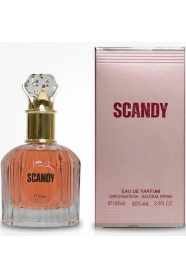 Scandy bottle and packaging