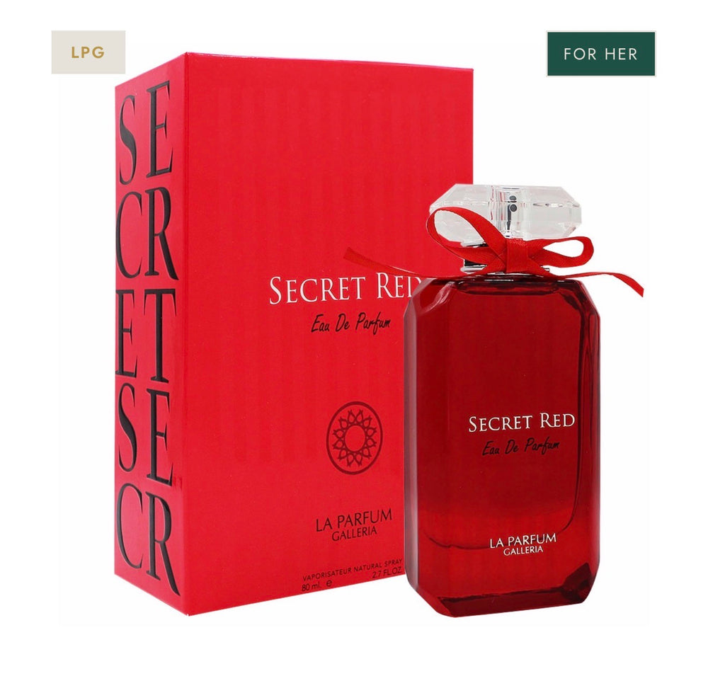 Secret Red 80ml bottle and packaging