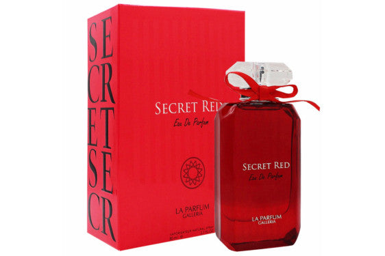 Secret Red bottle and packaging