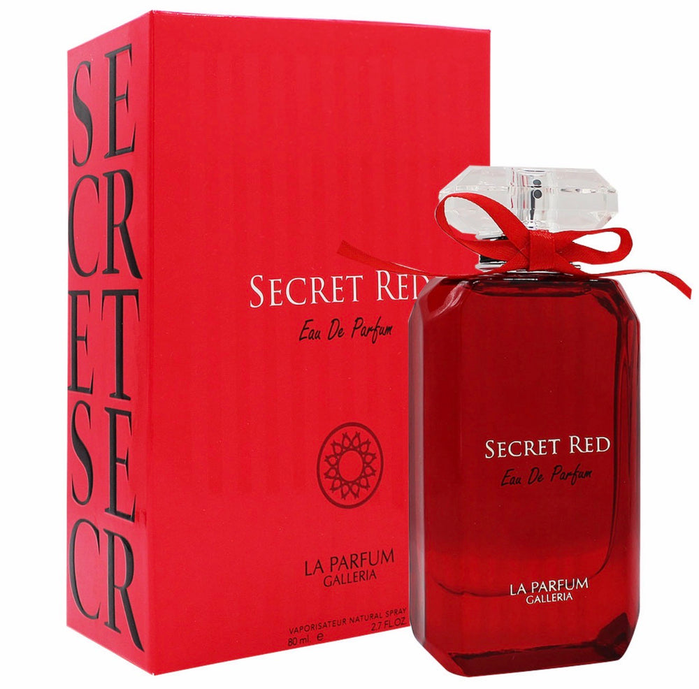 LPG Secret Red original bottle and packaging