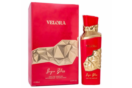 Velora Sugar Bliss bottle and packaging
