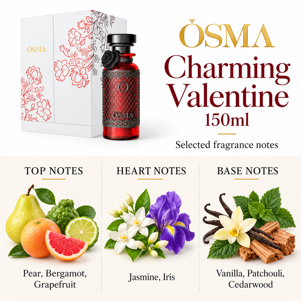 OSMA Charming Valentine – 150ml — selected fragrance notes