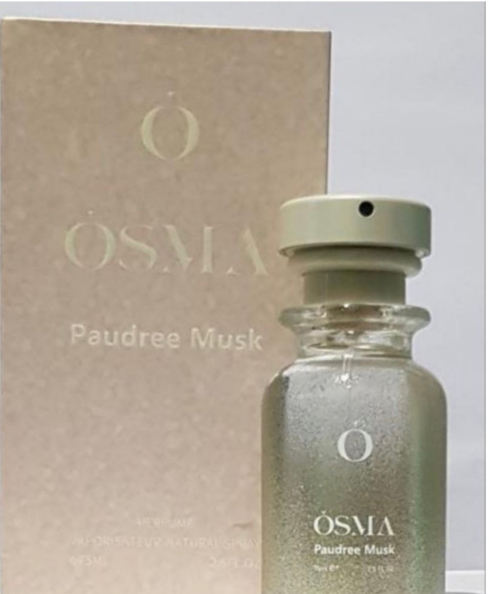 OSMA pauder-musk original bottle and matching packaging