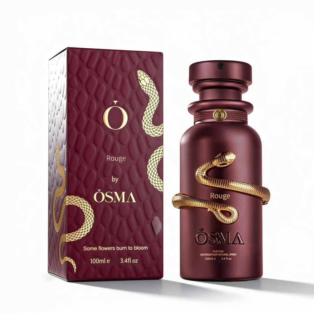 OSMA Rouge – 100ml bottle and matching original packaging