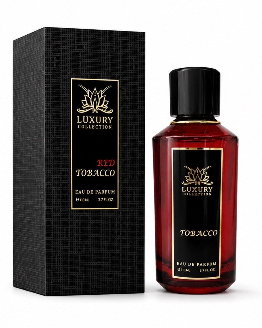 Luxury Collection Red Tobacco 110ml bottle and box