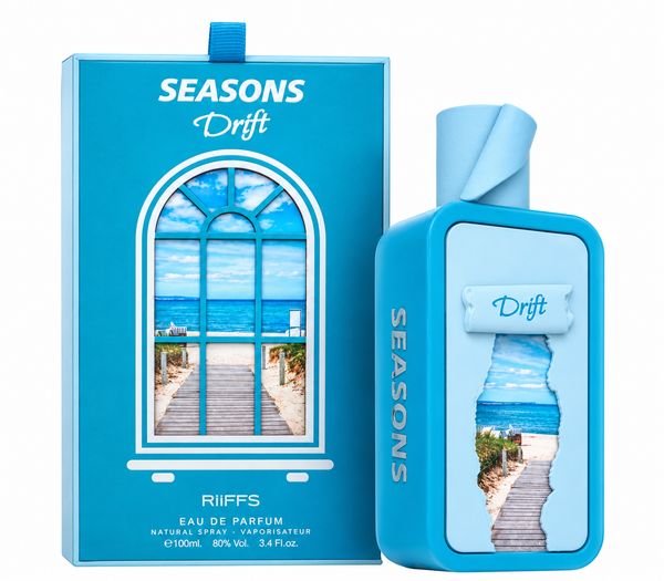 RIIFFS Seasons Drift – 100ml bottle and box