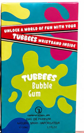 Tubbees Bubble Gum genuine product packaging