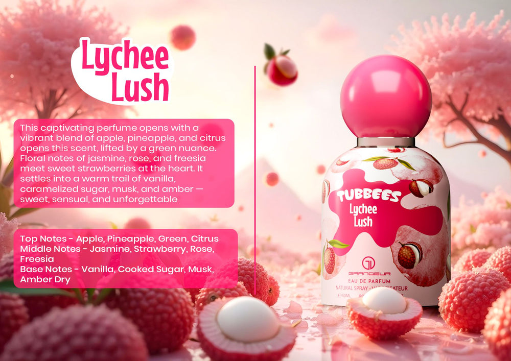 Tubbees Lychee Lush – 50ml wholesale catalogue image