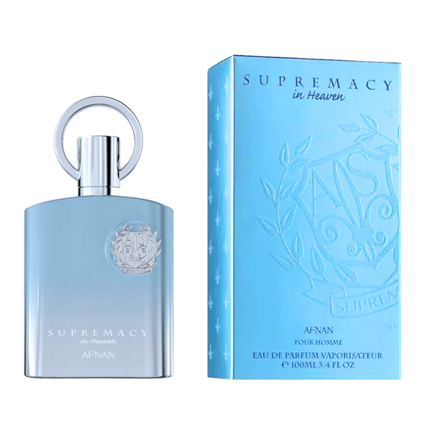 Afnan Supremacy In Heaven 100ml bottle and box
