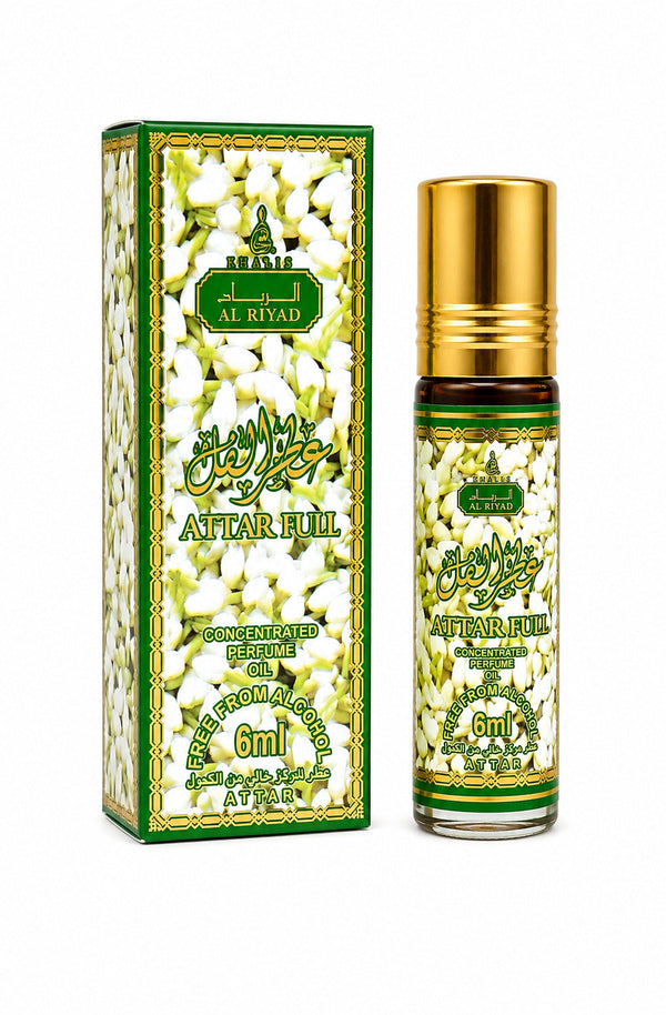 Al Riyad Attar Full 6ml perfume oil bottle and box