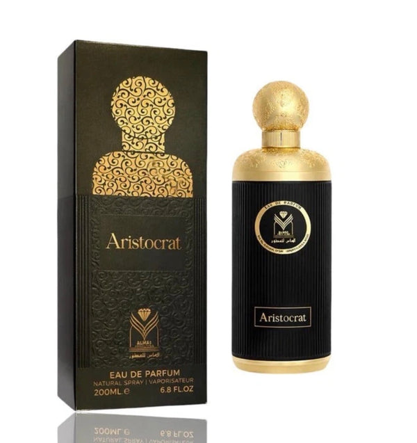 Almas Aristocrat 200ml original perfume bottle and packaging