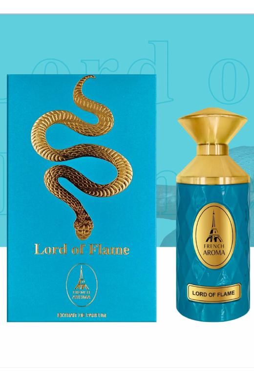 French Aroma Lord of Flame 100ml original PDF photograph bottle and box