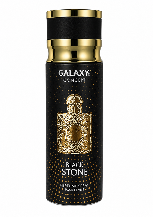 Galaxy Plus Concept Black Stone 200ml perfume spray bottle