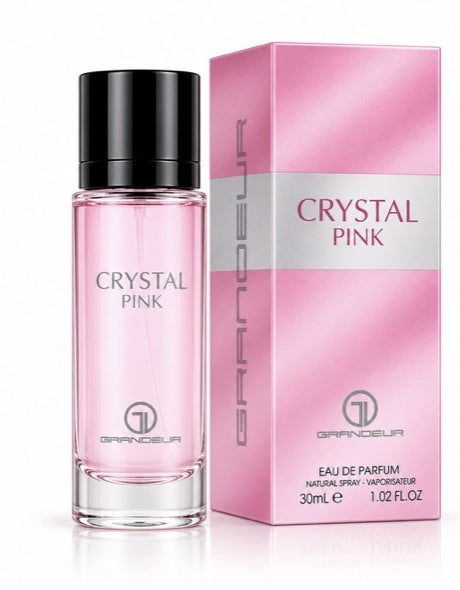 Grandeur Crystal Pink 30ml bottle and box; 12 piece wholesale pack