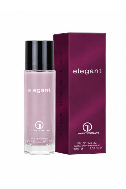 Grandeur elegant 30 30ml bottle and box; sold in 12-piece pack