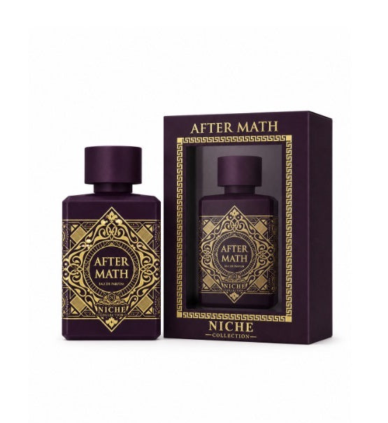 Khalis after math perfume bottle and box