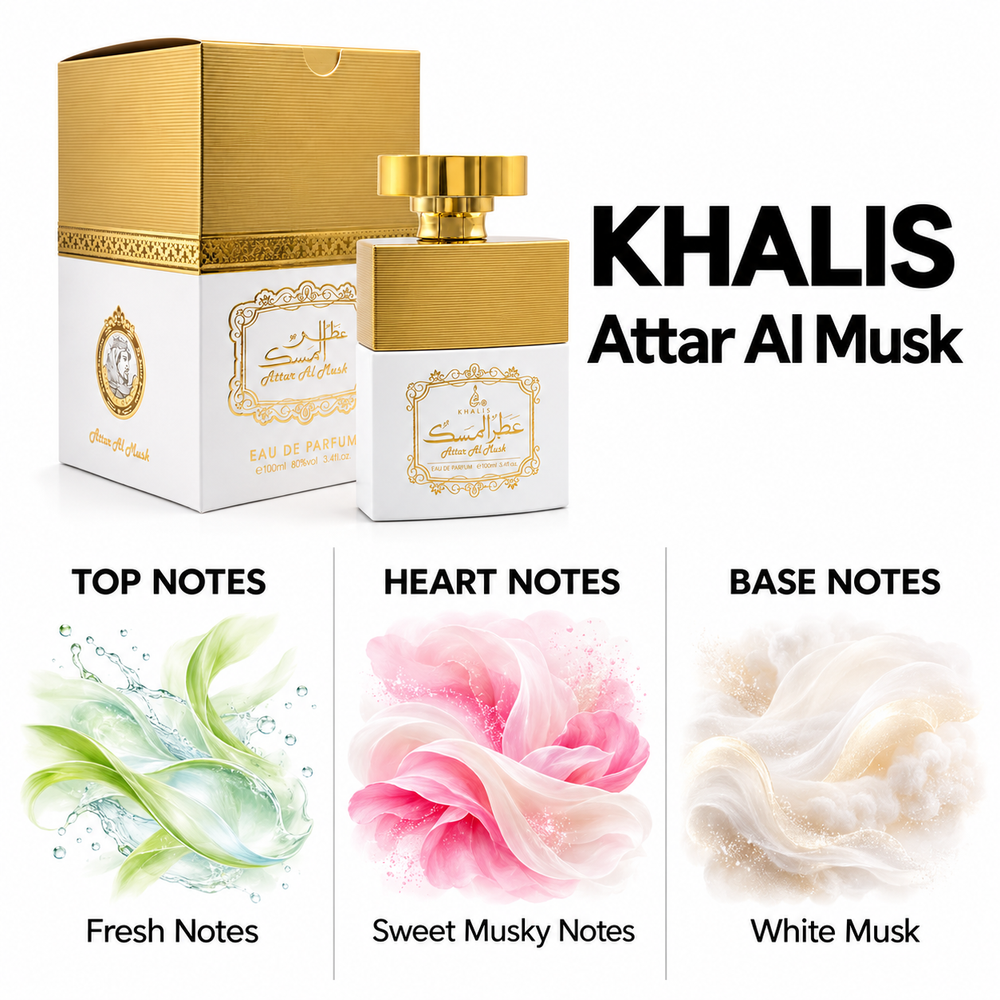 Khalis Attar Al Musk fragrance notes