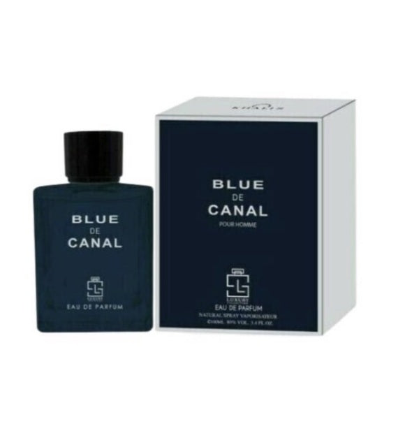 Khalis Blue De Canal 100ml bottle and matching packaging