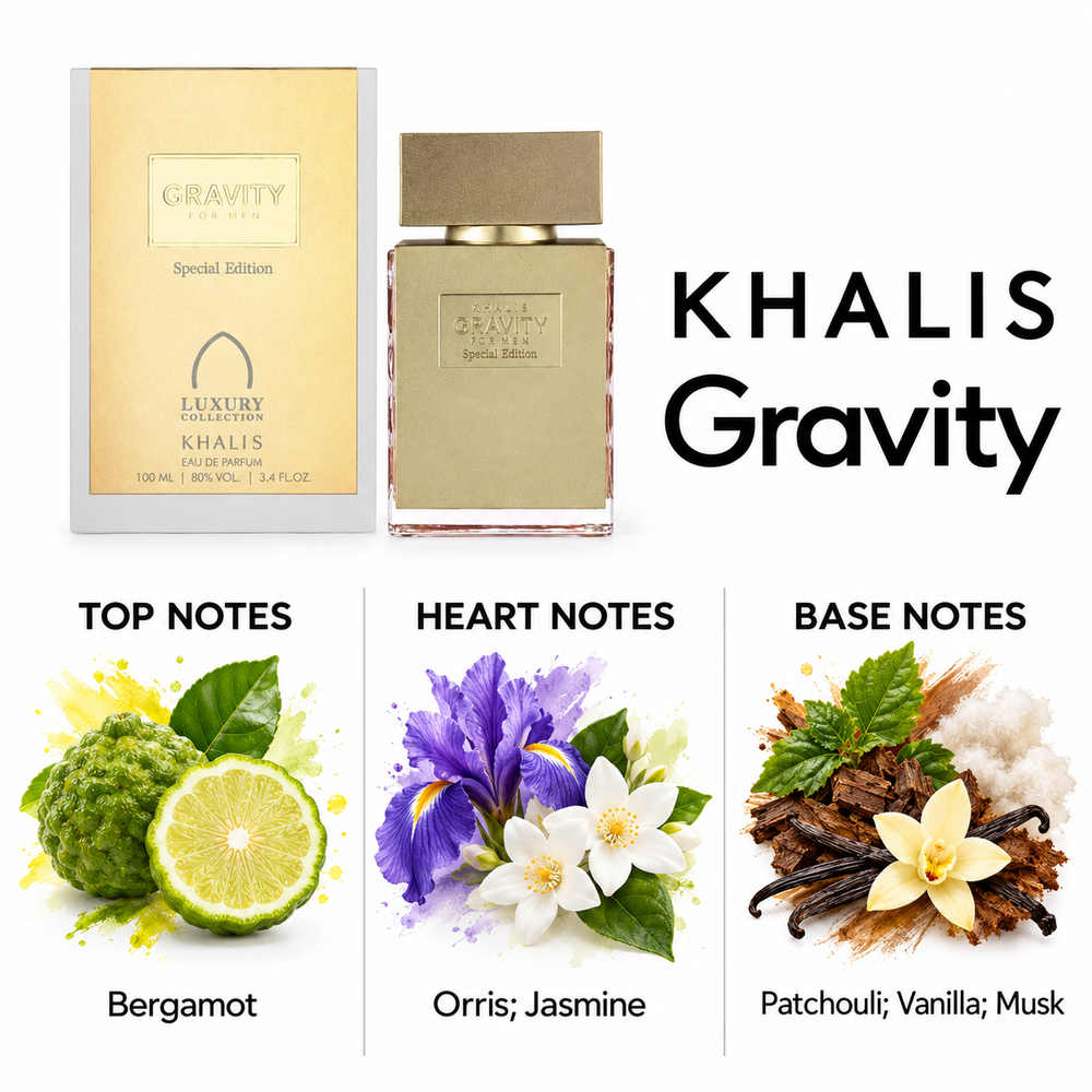 Khalis Gravity fragrance notes