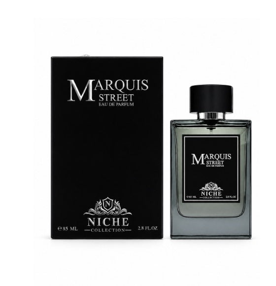 Khalis Marquis Street – 85ml perfume bottle and box