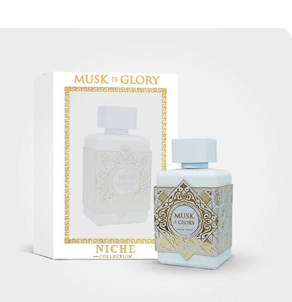 Khalis musk is glory perfume bottle and box