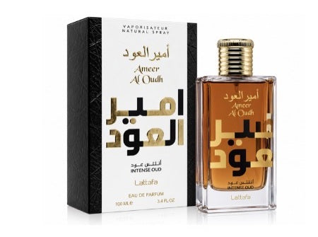 Lattafa Ameer Al Oudh original bottle and packaging