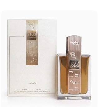 Lattafa Angham original product bottle and packaging